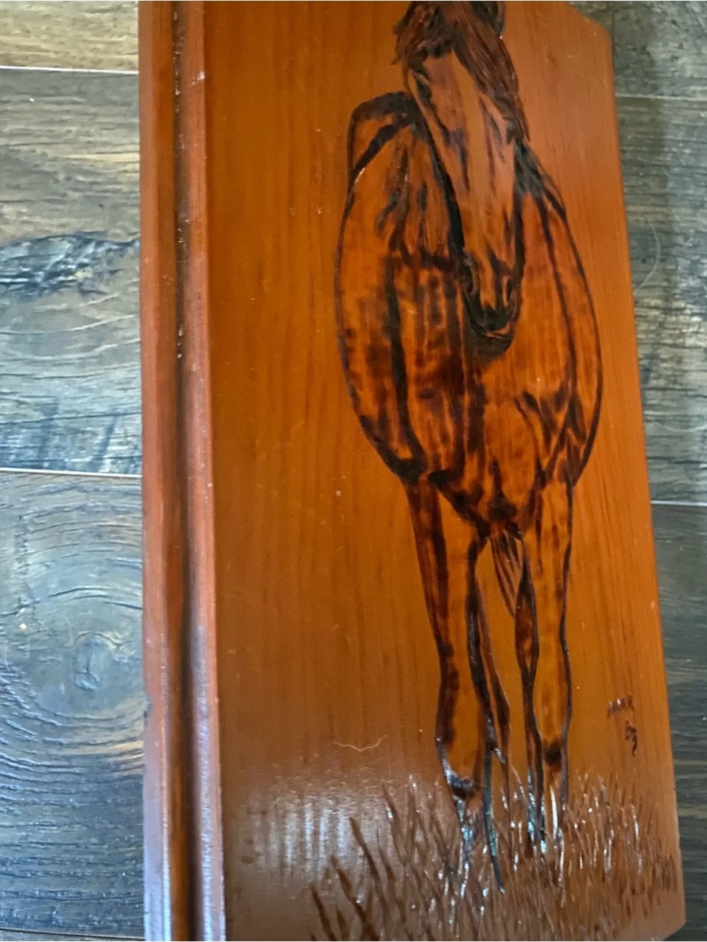 Handmade handcrafted brown